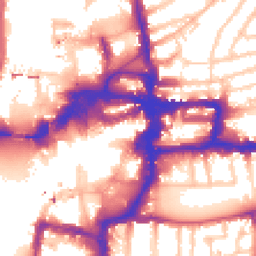 Daytime road noise heatmap for KT1 1ST