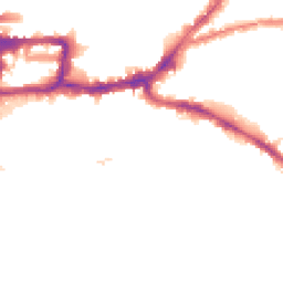 Night-time road noise heatmap for KT1 3EG