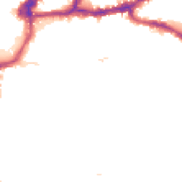 Night-time road noise heatmap for KT1 3GG