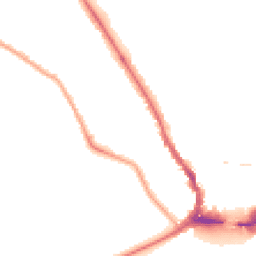 Night-time road noise heatmap for KT1 4EB