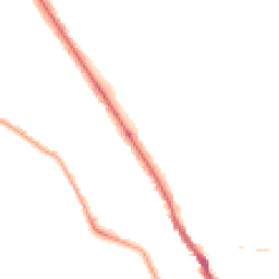 Night-time road noise heatmap for KT1 4EE
