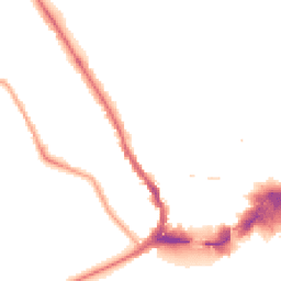Night-time road noise heatmap for KT1 4HG