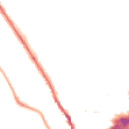 Night-time road noise heatmap for KT1 4HR