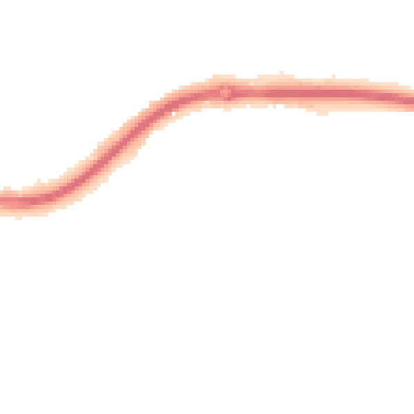 Night-time road noise heatmap for KT10 0BH