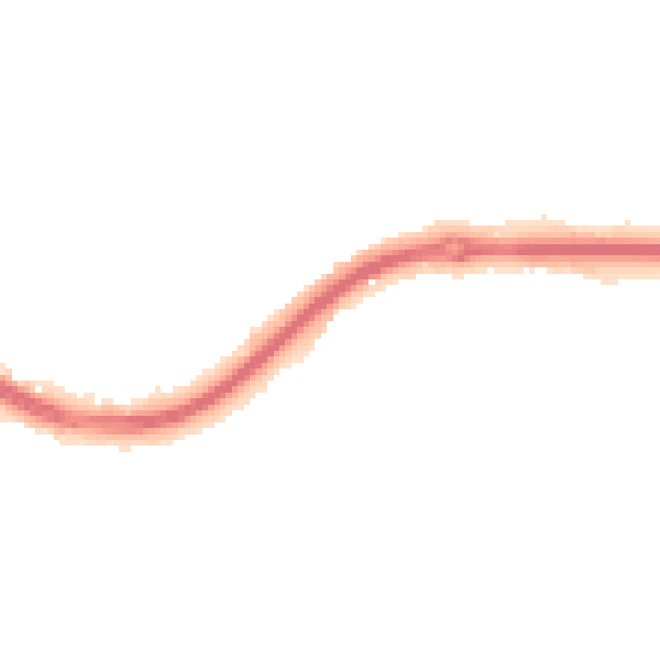 Night-time road noise heatmap for KT10 0DA