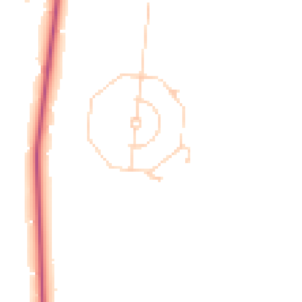 Daytime road noise heatmap for KT12 4EB