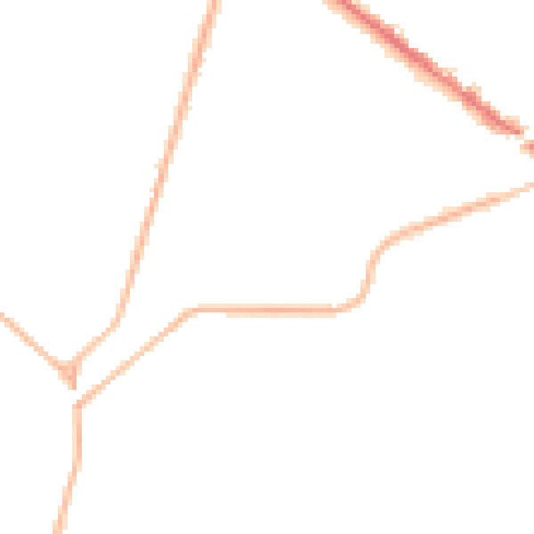 Night-time road noise heatmap for KT13 0DF