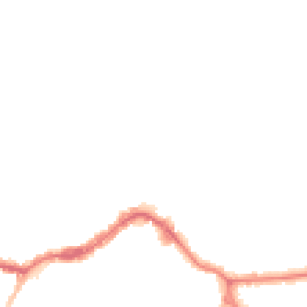 Night-time road noise heatmap for KT13 8JE