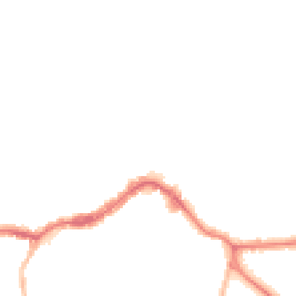 Night-time road noise heatmap for KT13 8PG
