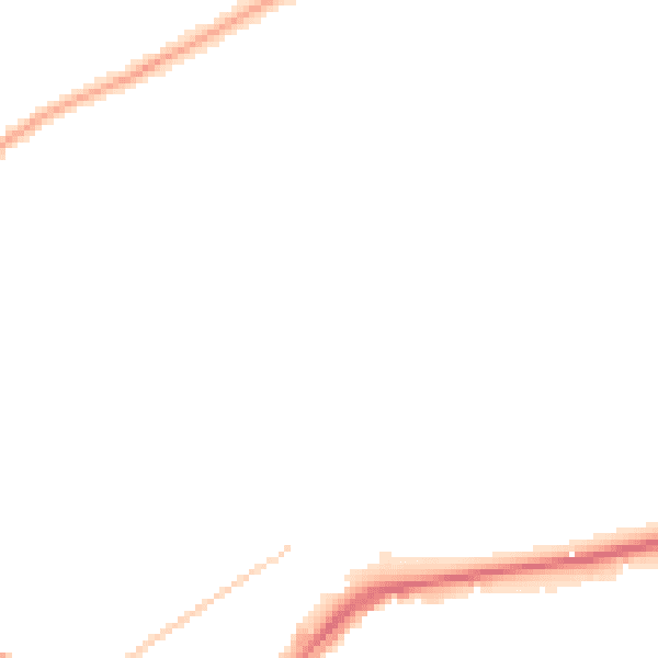 Night-time road noise heatmap for KT14 6FB