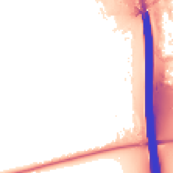 Night-time road noise heatmap for KT14 6QA