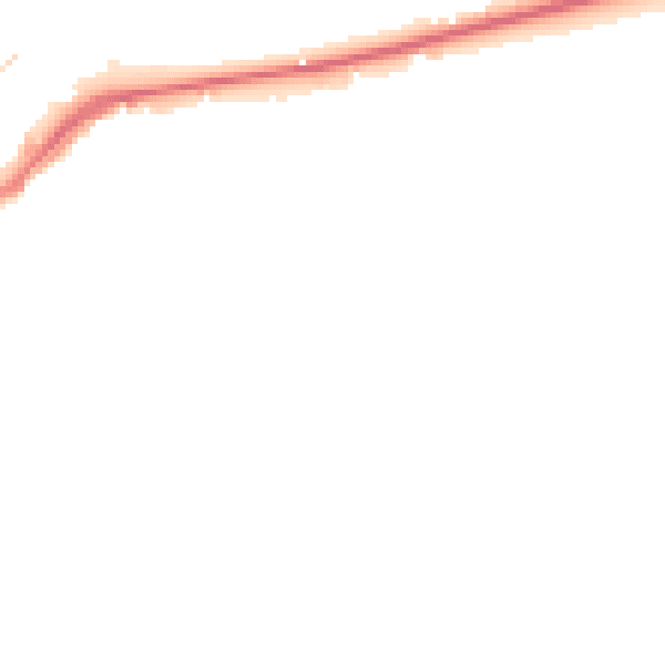 Night-time road noise heatmap for KT14 6RP