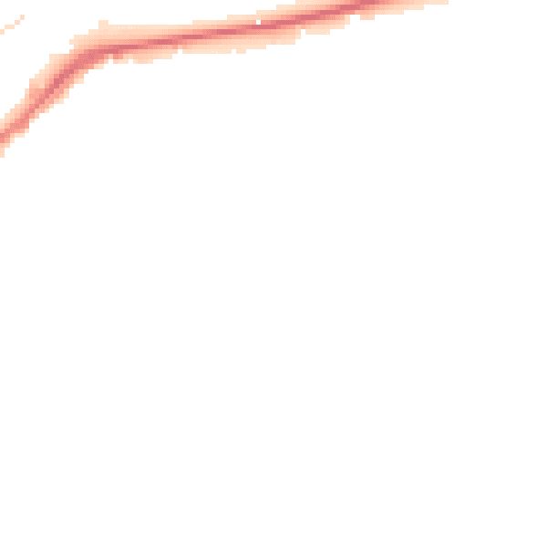 Night-time road noise heatmap for KT14 6RU
