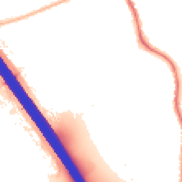 Night-time road noise heatmap for KT15 1LP
