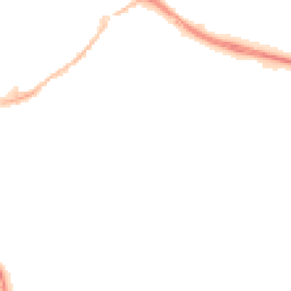 Night-time road noise heatmap for KT15 2JF