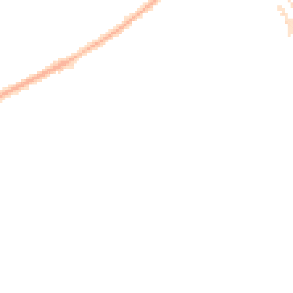 Night-time road noise heatmap for KT15 3BJ