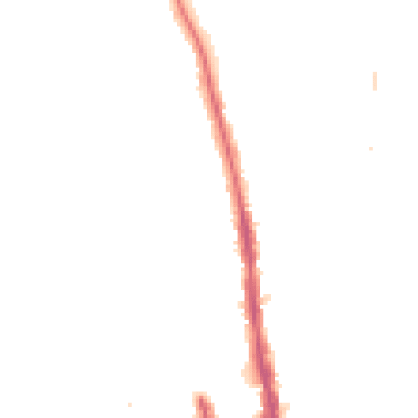 Night-time road noise heatmap for KT2 5AB