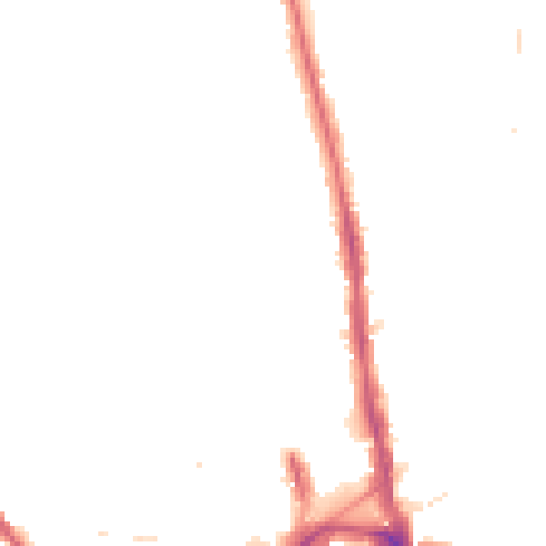 Night-time road noise heatmap for KT2 5AR