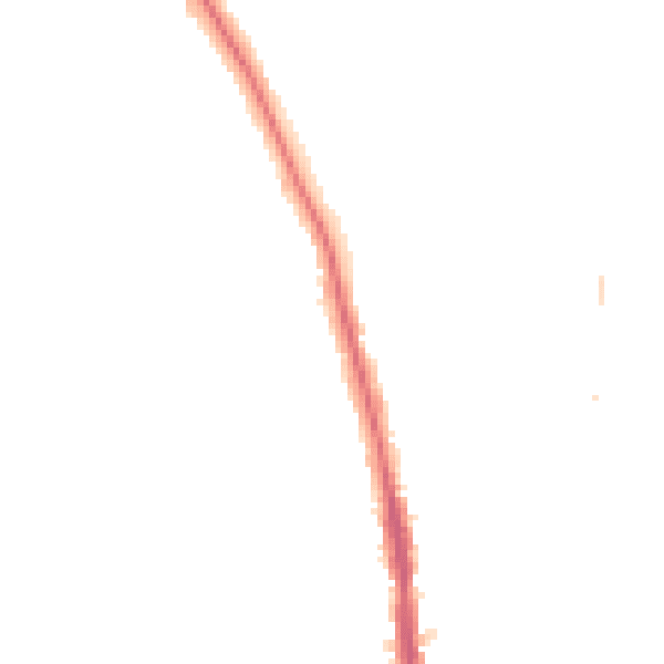Night-time road noise heatmap for KT2 5DE