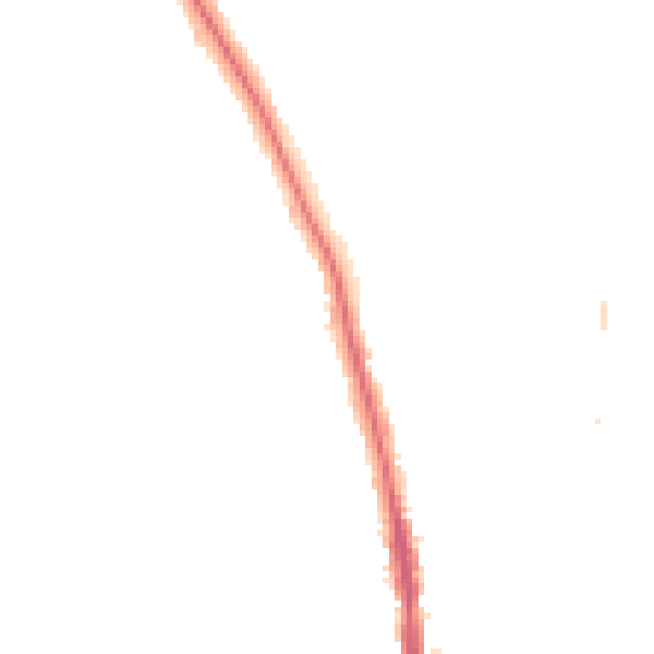 Night-time road noise heatmap for KT2 5SY