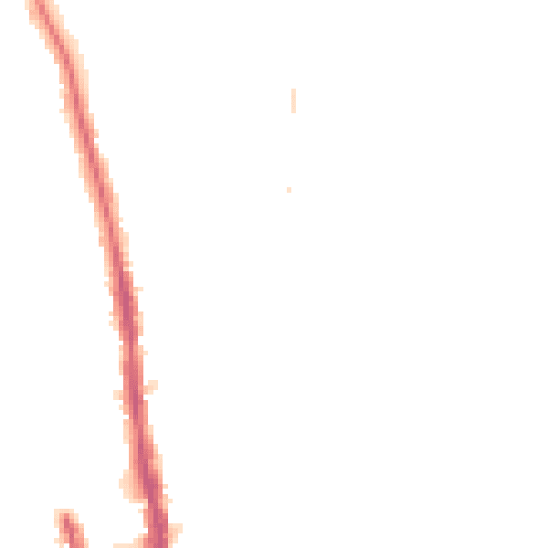 Night-time road noise heatmap for KT2 5TH