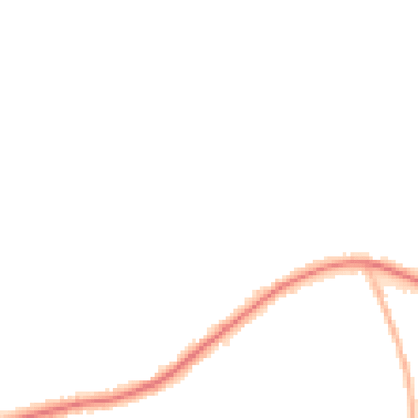 Night-time road noise heatmap for KT2 7HW