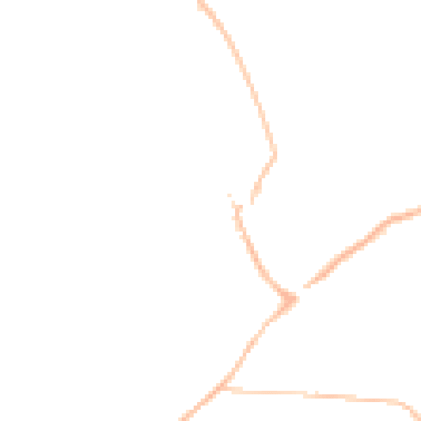 Night-time road noise heatmap for KT20 5DT