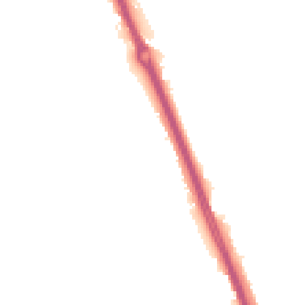 Night-time road noise heatmap for KT20 6SJ