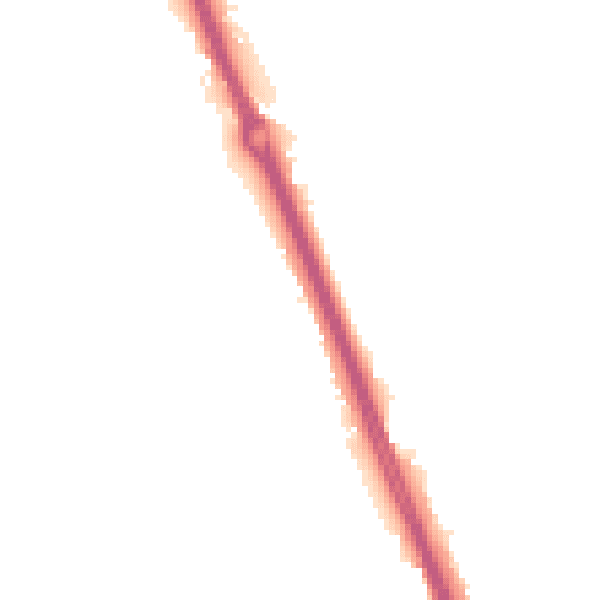 Night-time road noise heatmap for KT20 6SL