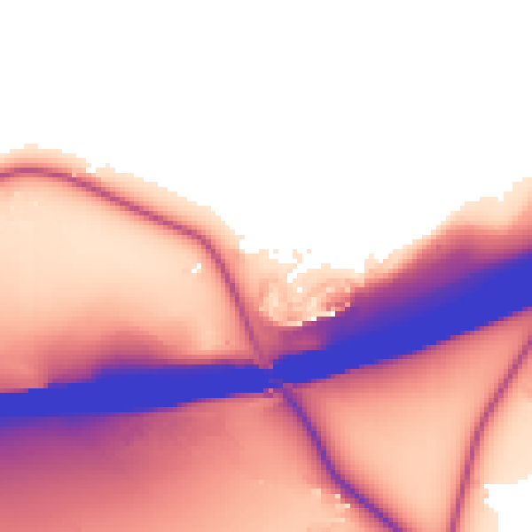 Daytime road noise heatmap for KT22 0BJ