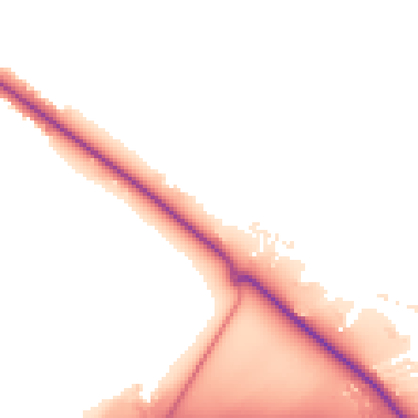 Daytime road noise heatmap for KT22 0ER