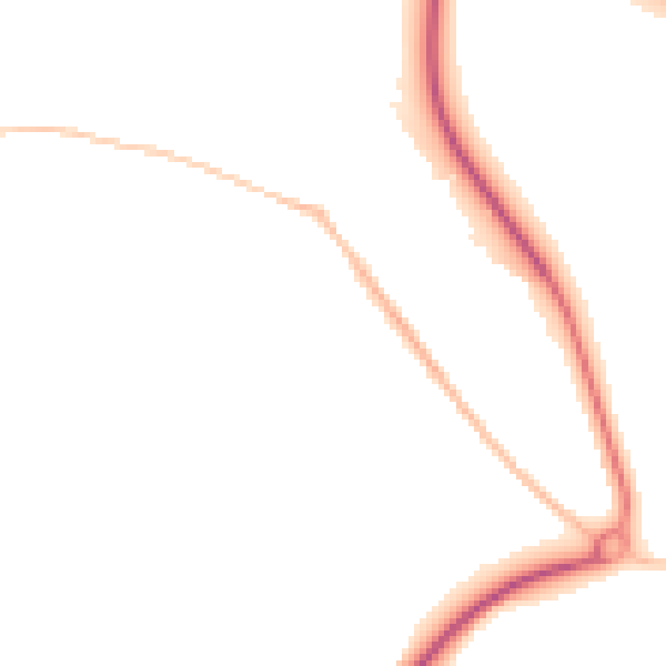 Night-time road noise heatmap for KT22 8NU