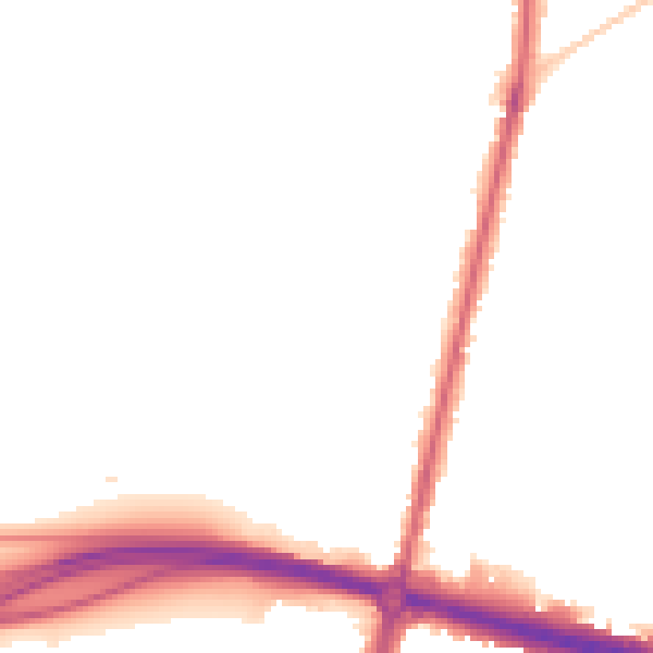 Night-time road noise heatmap for KT6 5BP