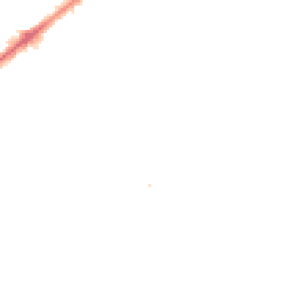 Night-time road noise heatmap for KT6 5JU
