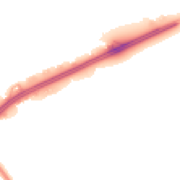 Night-time road noise heatmap for L11 9BR
