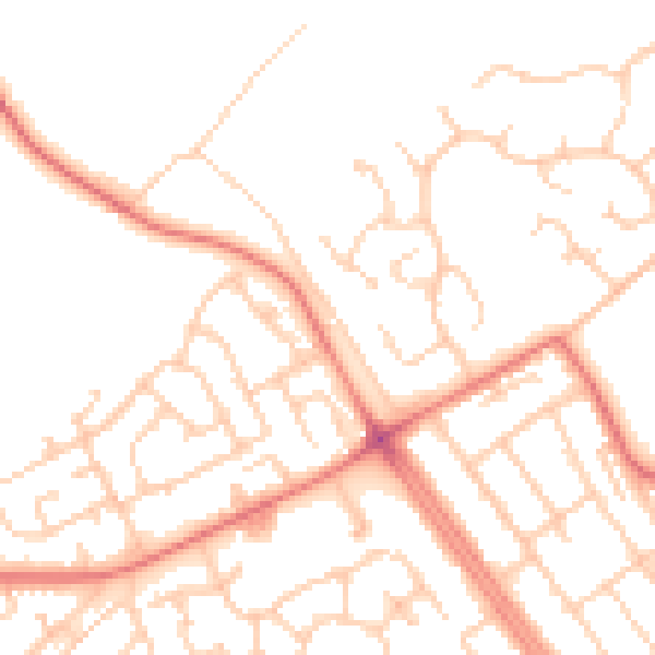 Daytime road noise heatmap for L12 0HD