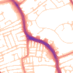 Daytime road noise heatmap for L13 0AG