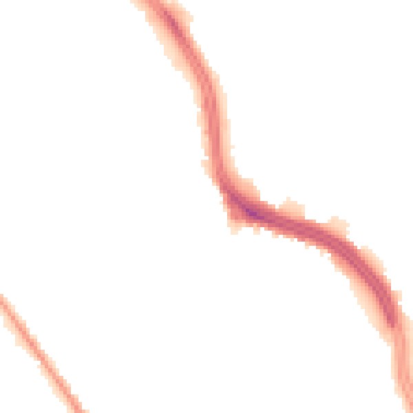 Night-time road noise heatmap for L13 0AT