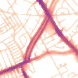Daytime road noise heatmap for L13 0BR