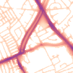 Daytime road noise heatmap for L13 0BX