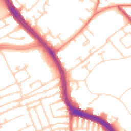 Daytime road noise heatmap for L13 0DQ