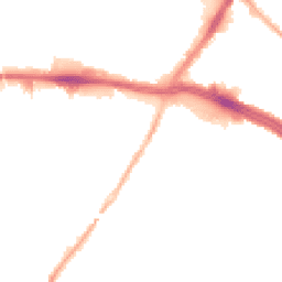 Night-time road noise heatmap for L13 1BB