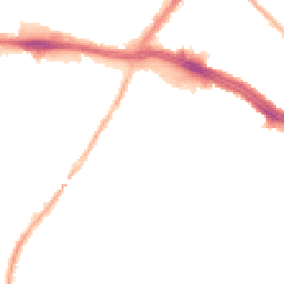 Night-time road noise heatmap for L13 1DT