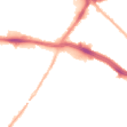 Night-time road noise heatmap for L13 1EB