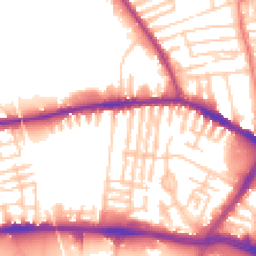 Daytime road noise heatmap for L13 2AT