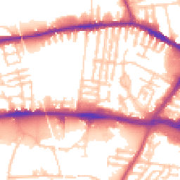 Daytime road noise heatmap for L13 2BL