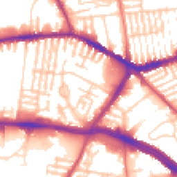 Daytime road noise heatmap for L13 2BX