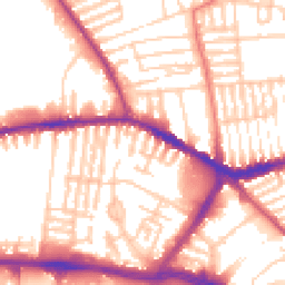 Daytime road noise heatmap for L13 2DS