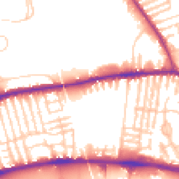 Daytime road noise heatmap for L13 3AX