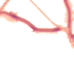 Night-time road noise heatmap for L13 4BA